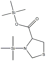 Thiazolidine-4-carboxylic acid di(trimethylsilyl) deriv. Structural