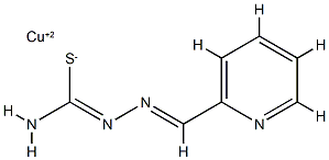 2-formylpyridine thiosemicarbazonato copper(II)