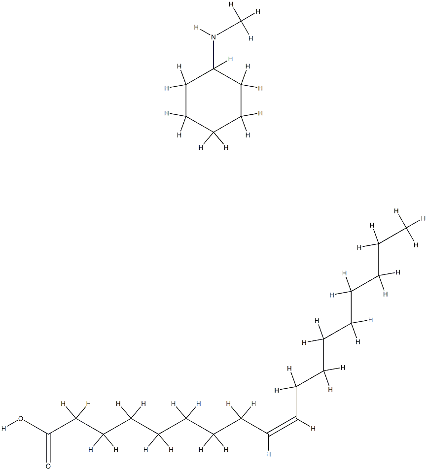 oleic acid, compound with N-methylcyclohexylamine (1:1) Structural