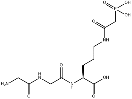glycyl-glycyl-delta-N-(phosphonoacetyl)ornithine Structural