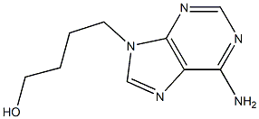 HOCH2CH2CH2-CH2-adenine Structural