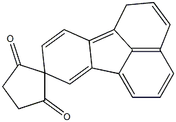 spiro[cyclopentane-1,8'(1'H)-fluoranthene]-2,5-dione Structural