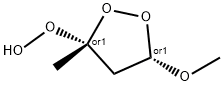 Hydroperoxide, (3R,5S)-5-methoxy-3-methyl-1,2-dioxolan-3-yl, rel- (9CI) Structural