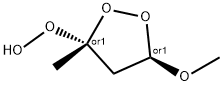 Hydroperoxide, (3R,5R)-5-methoxy-3-methyl-1,2-dioxolan-3-yl, rel- (9CI) Structural