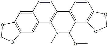 6-Methoxydihydrosanguinarine Structural