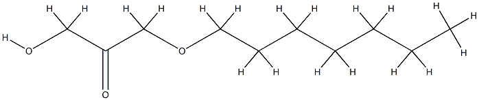 heptanal, cyclic acetal with glycerol Structural