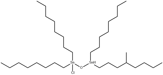 chloro-dioctyl-tin, dioctyltin, methanol, hydrate Structural