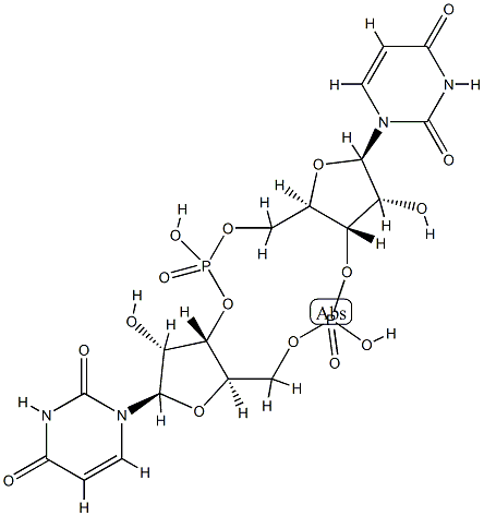 bis(3'-5')cyclic diuridine monophosphate Structural