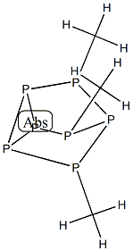 Heptaphosphatricyclo[2.2.1.02,6heptane, trimethyl- Structural