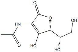 L-Ascorbic acid, 2-(acetylamino)-2-deoxy- (9CI) Structural