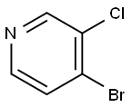 4-Bromo-3-chloropyridine Structural