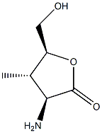 Arabinonic acid, 2-amino-2,3-dideoxy-3-methyl-, gamma-lactone (9CI) Structural