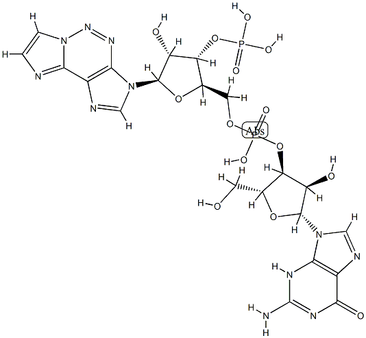 1,N(6)-etheno-2-azaadenosine guanosine 3'-phosphodiester