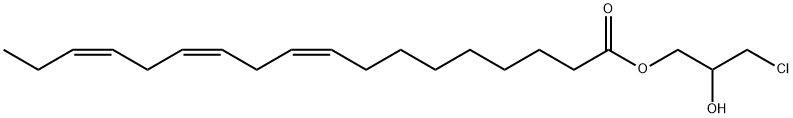 rac 1-Linolenoyl-3-chloropropanediol Structural