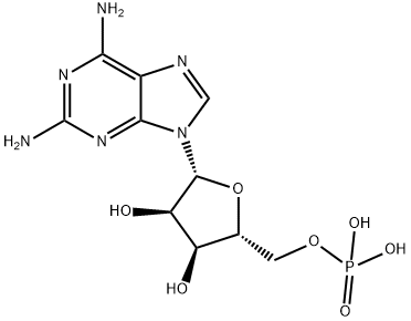 5'-Adenylic acid, 2-amino- Structural