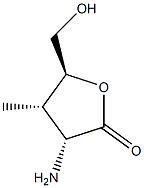 Ribonic acid, 2-amino-2,3-dideoxy-3-methyl-, gamma-lactone (9CI) Structural