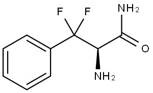 Benzenepropanamide, -alpha--amino--ba-,-ba--difluoro-, (-alpha-R)- (9CI) Structural