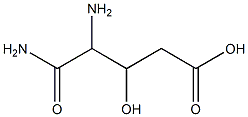 Pentonic  acid,  4,5-diamino-2,4,5-trideoxy-5-oxo-  (9CI) Structural