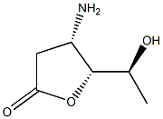 L-arabino-Hexonicacid,3-amino-2,3,6-trideoxy-,gamma-lactone(9CI) Structural