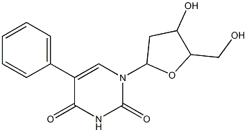 Uridine,2'-deoxy-5-phenyl- (9CI) Structural