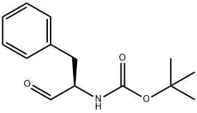 (R)-(+)-2-(TERT-BUTOXYCARBONYLAMINO)-3-PHENYLPROPANAL Structural