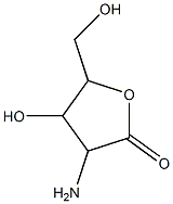 Pentonic acid, 2-amino-2-deoxy-, gamma-lactone (9CI) Structural
