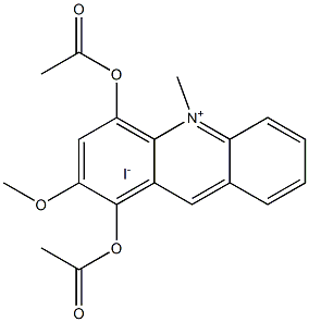 Iodure de diacetoxy-1,4 methoxy-2 methyl-10 acridinium [French]