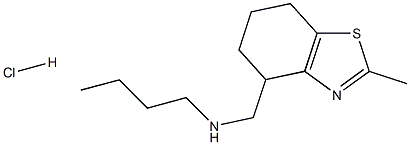 Methyl-2 (N-n-butylaminomethyl)-4 tetrahydro-4,5,6,7-benzo(d)thiazole  chlorhydrate [French]