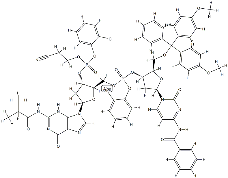 FULLY PROTECTED DEOXYNUCLEOTIDE DIMERD(C PGP) Structural