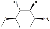 alpha-L-Arabinopyranoside,methyl4-amino-4-deoxy-(9CI) Structural
