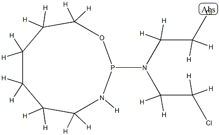 N,N-bis(2-chloroethyl)-1,3,2-oxazaphosphonan-2-amine Structural