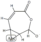 Hex-2-enonic  acid,  4,5-anhydro-2,3-dideoxy-6-C-oxy-,  -lactone  (9CI) Structural