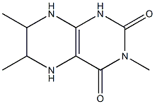 Lumazine, 5,6,7,8-tetrahydro-3,6,7-trimethyl- (8CI) Structural