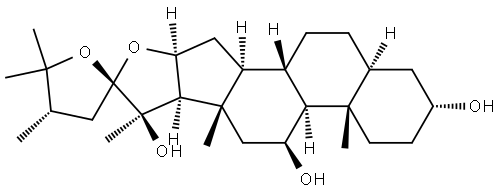 Furostan-3,11,20-triol,22,25-epoxy-24- methyl-,(3R,5R,11a,22a,24S)- Structural