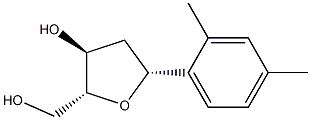 D-erythro-Pentitol, 1,4-anhydro-2-deoxy-1-C-(2,4-dimethylphenyl)-, (1R)- (9CI) Structural