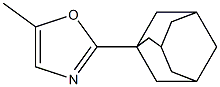 Oxazole, 5-methyl-2-tricyclo[3.3.1.13,7]dec-1-yl- (9CI) Structural
