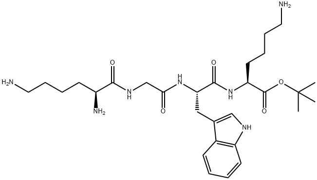H-Lys-Gly-Trp-Lys-OtBu Structural