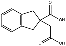 indane-2-carboxy-2-acetic acid Structural