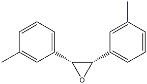 Oxirane, 2,3-bis(3-methylphenyl)-, (2R,3S)-rel- (9CI) Structural