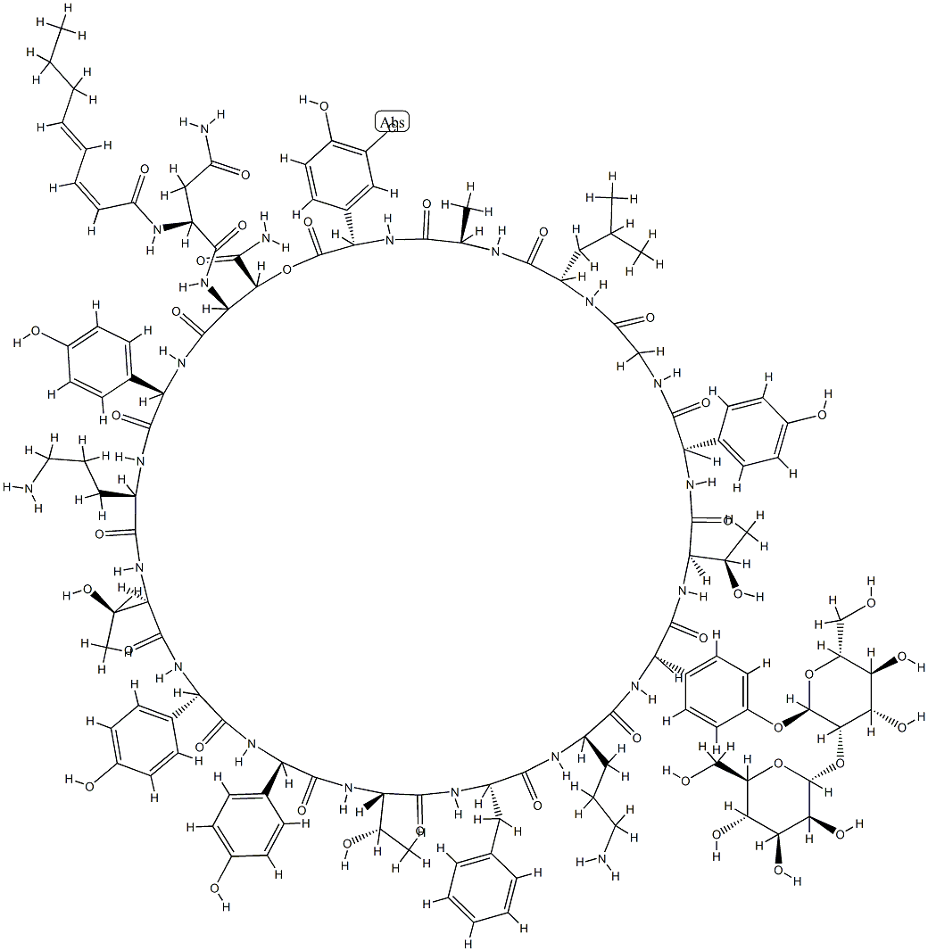 Ramoplanin a1 Structural