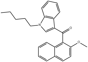 JWH 081 2-methoxynaphthyl isomer Structural