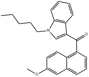 JWH 081 6-methoxynaphthyl isomer Structural