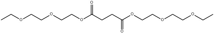 Succinic acid bis(3,6-dioxaoctane-1-yl) ester Structural