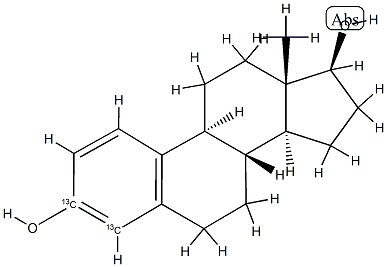 17β-Estradiol-13C2 Structural