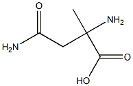 Asparagine,2-methyl-(6CI,9CI) Structural