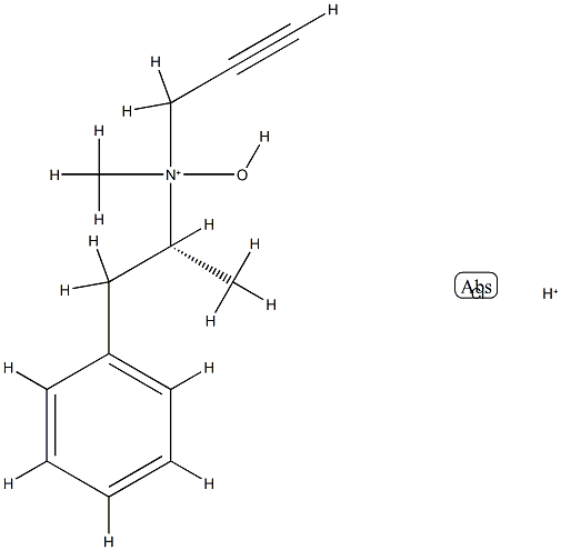 R-(-)-Deprenyl N-Oxide Hydrochloride Structural
