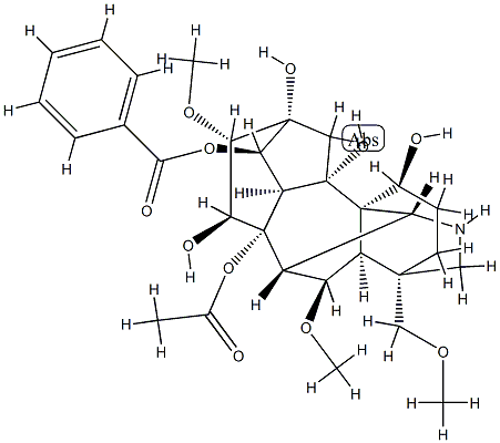 Flavaconitine Structural