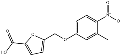 5-[(3-methyl-4-nitrophenoxy)methyl]-2-furoic acid