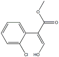 Benzeneacetic acid, 2-chloro-.alpha.-(hydroxyMethylene)-, Methyl Structural