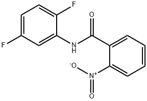N-(2,5-difluorophenyl)-2-nitrobenzamide Structural